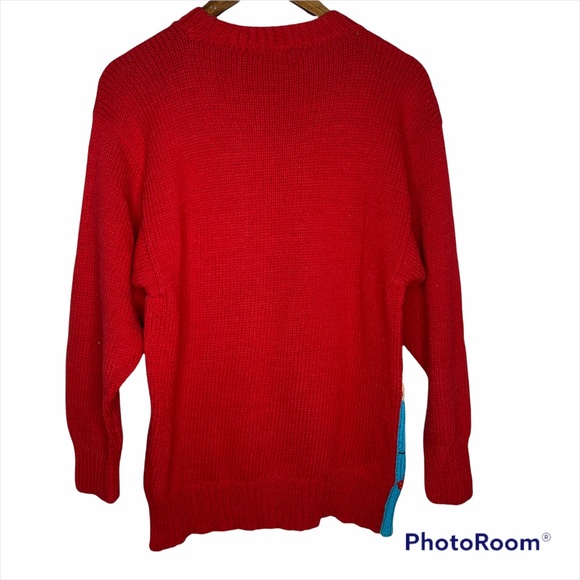 Andina hand made vintage 3D golf unique sweater - Picture 2 of 16